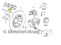 Gasket set brake caliper R65, R80, R80/100RT,GSPD 48mm