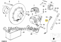 Bremsleitung rechts für R80/100GS-PD und R80GS Basic