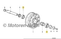 Wheel bearing (1pc)