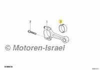 Pleuellager/Lagerschale Stangenseitig blau für 4V (1 St.)