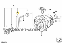 Keilrippenriemen 4PK611 für 4-Ventiler